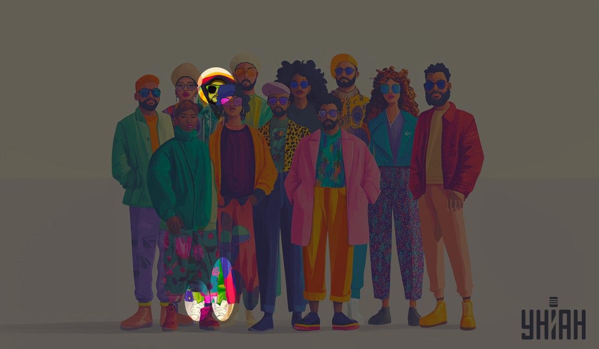 Mimozemšťan byl zelený muž / koláž Moje