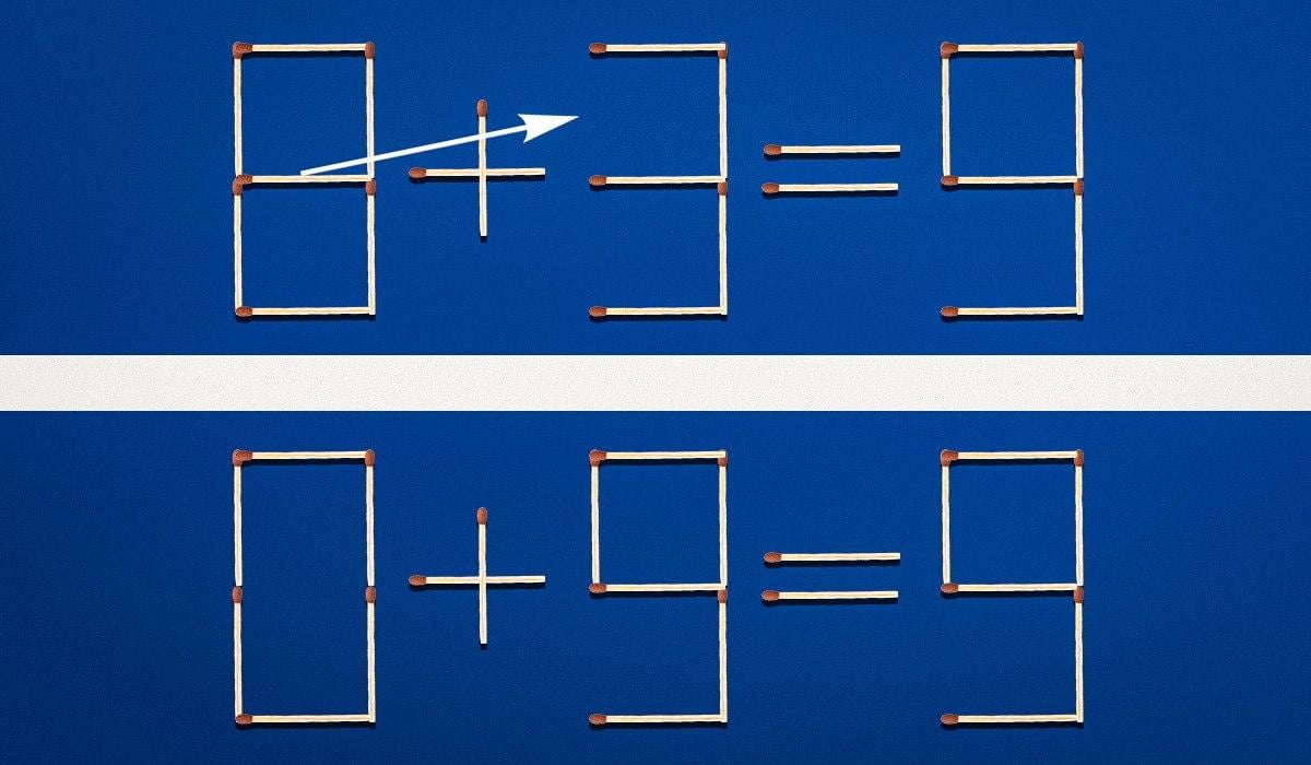 K vyřešení rovnice stačí přeskládat 1 zápalku: jednoduchý IQ test
