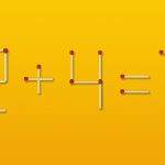 Stačí přeskládat 1 shodu a příklad je správný: rychlý IQ test Stačí přeskládat 1 shodu a příklad je správný: rychlý IQ