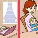 Super hádanka: najděte 3 rozdíly na obrázku maminky a dítěte do 10 sekund Super hádanka: najděte 3 rozdíly na obrázku maminky a dítěte